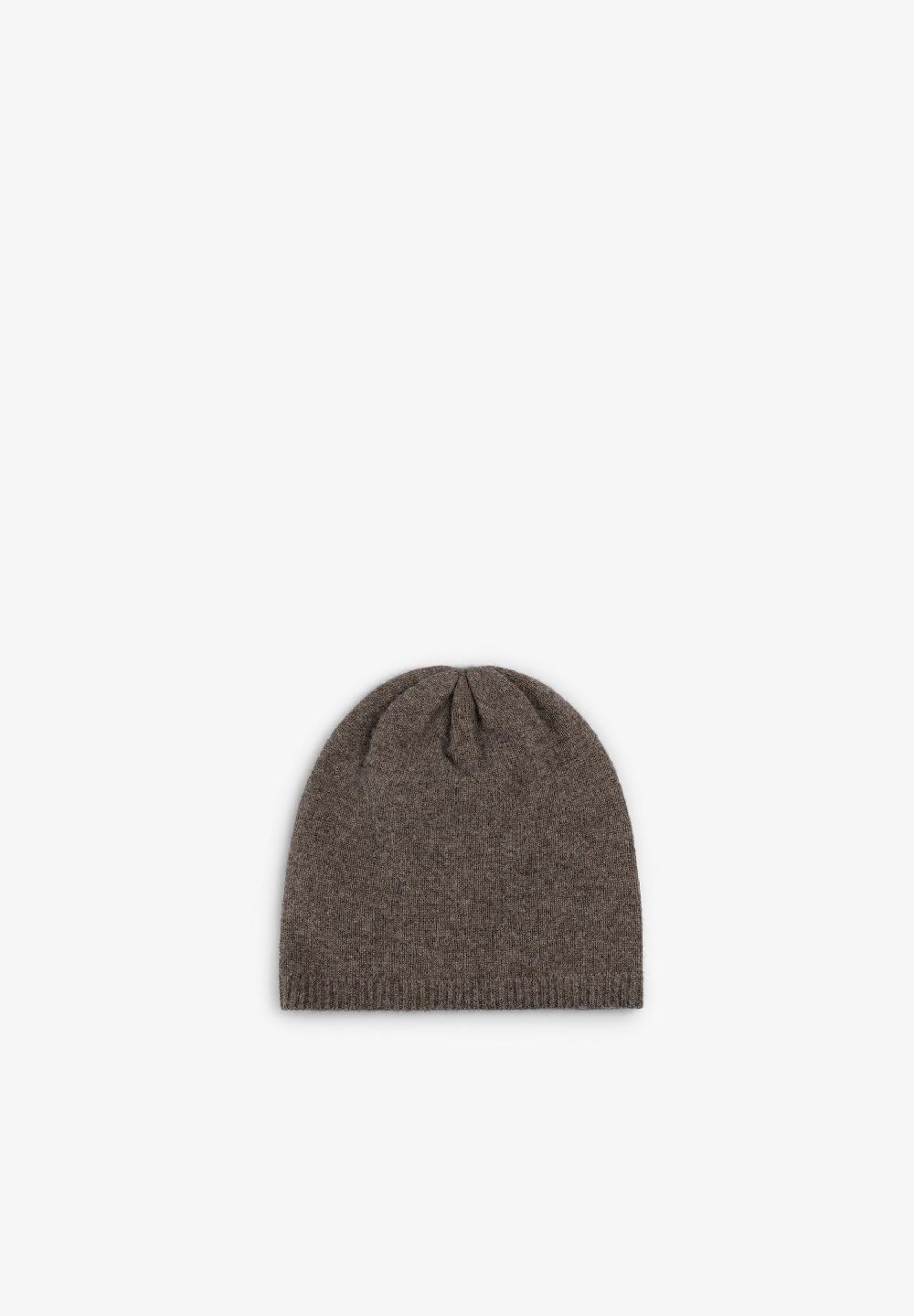 Scalpers SCBASIC KNIT HAT DARK TAUPE
