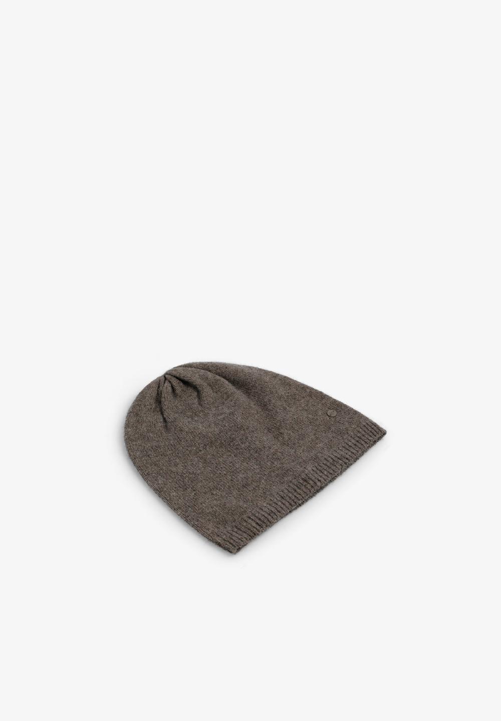 Scalpers SCBASIC KNIT HAT DARK TAUPE