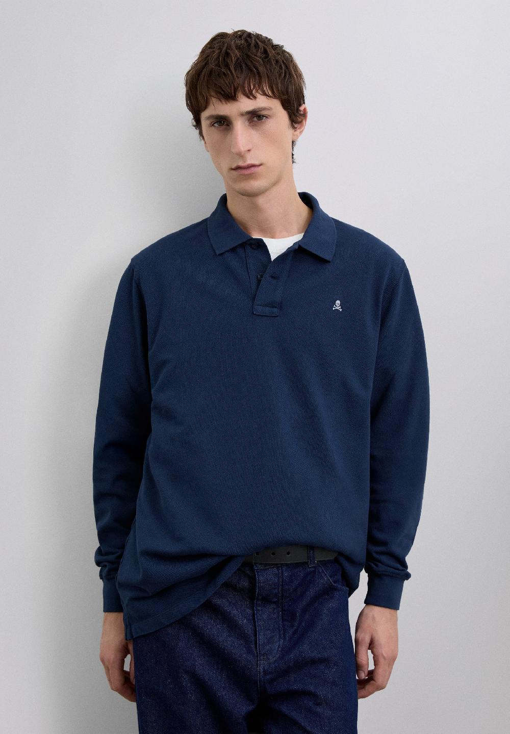 Scalpers SCBASIC LS OE POLO NAVY