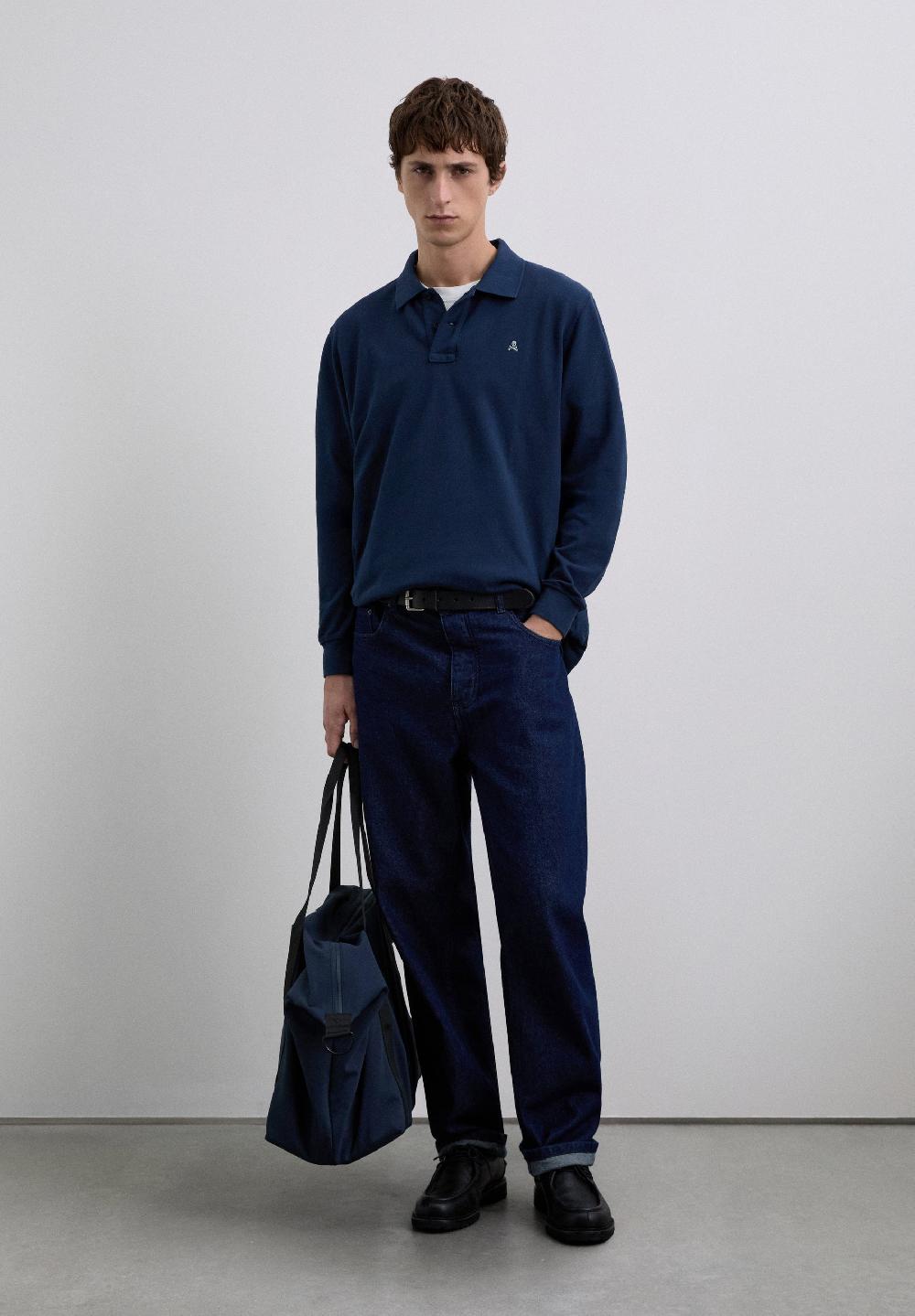 scalpers SCBASIC LS OE POLO NAVY