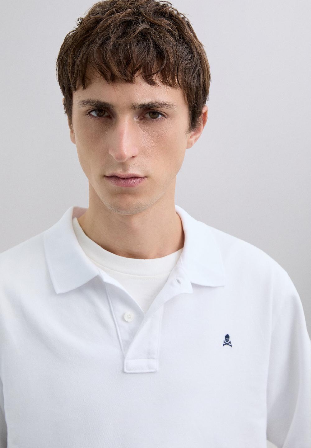 Scalpers SCBASIC LS OE POLO WHITE