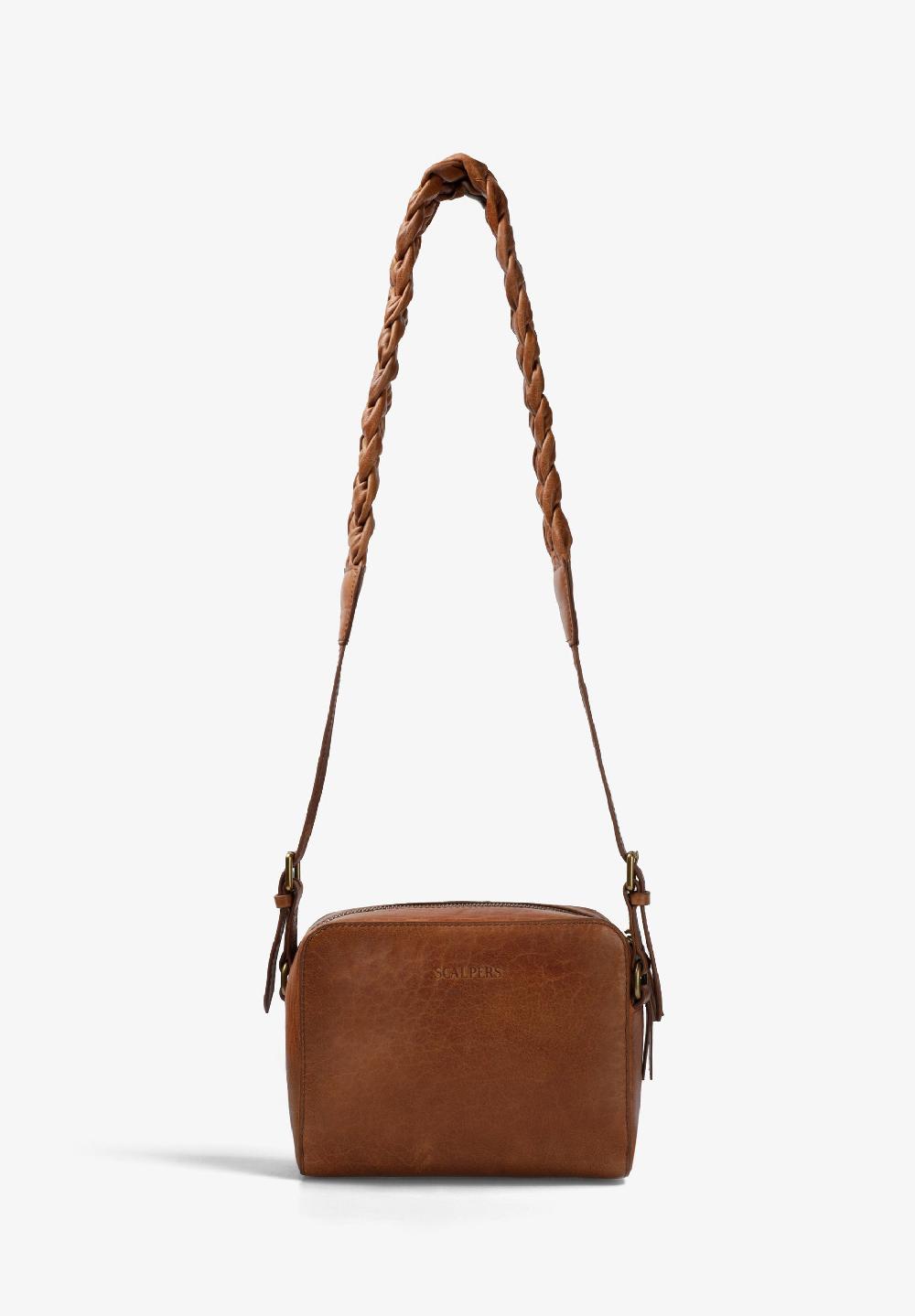 Scalpers SCBRAIDSTRAP BAG BROWN