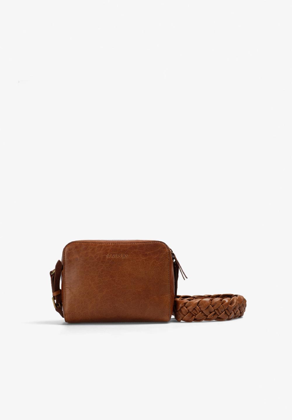 scalpers SCBRAIDSTRAP BAG BROWN