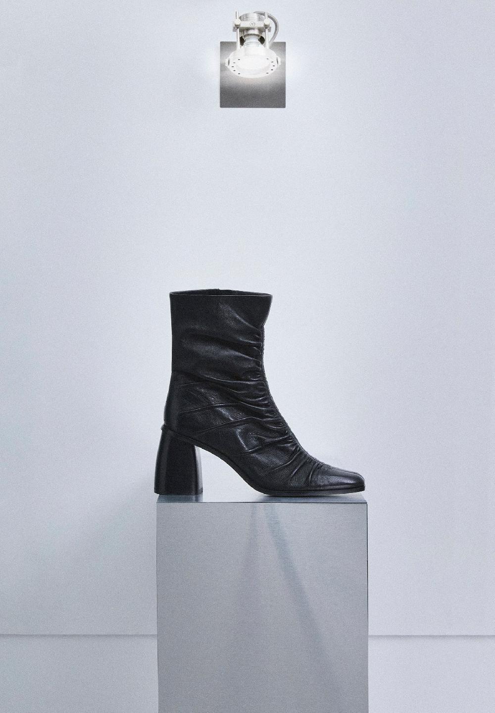 Scalpers SCBSANANAWRINKLEDSOFT BOOTS BLACK