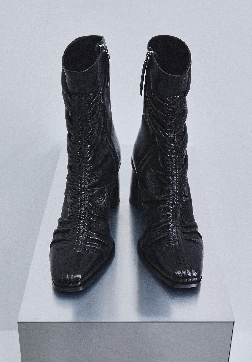 Scalpers SCBSANANAWRINKLEDSOFT BOOTS BLACK