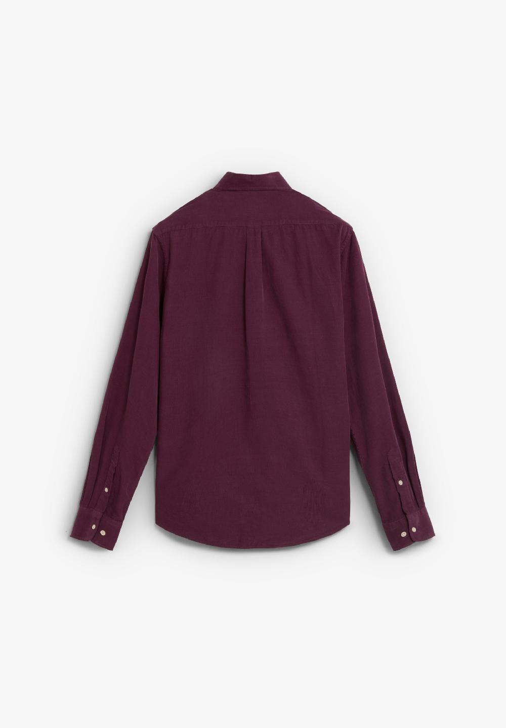 Scalpers SCCORDUROY BD BT SHIRT BURGUNDY