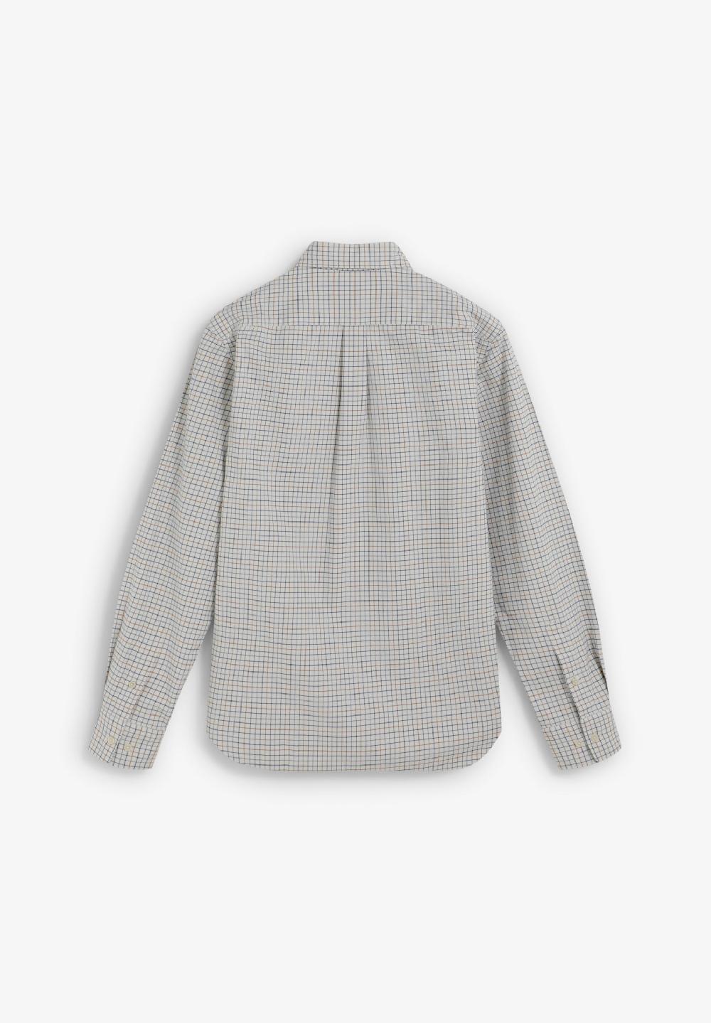 Scalpers SCCOUNTRY K BT SHIRT MUSTARD CHECK