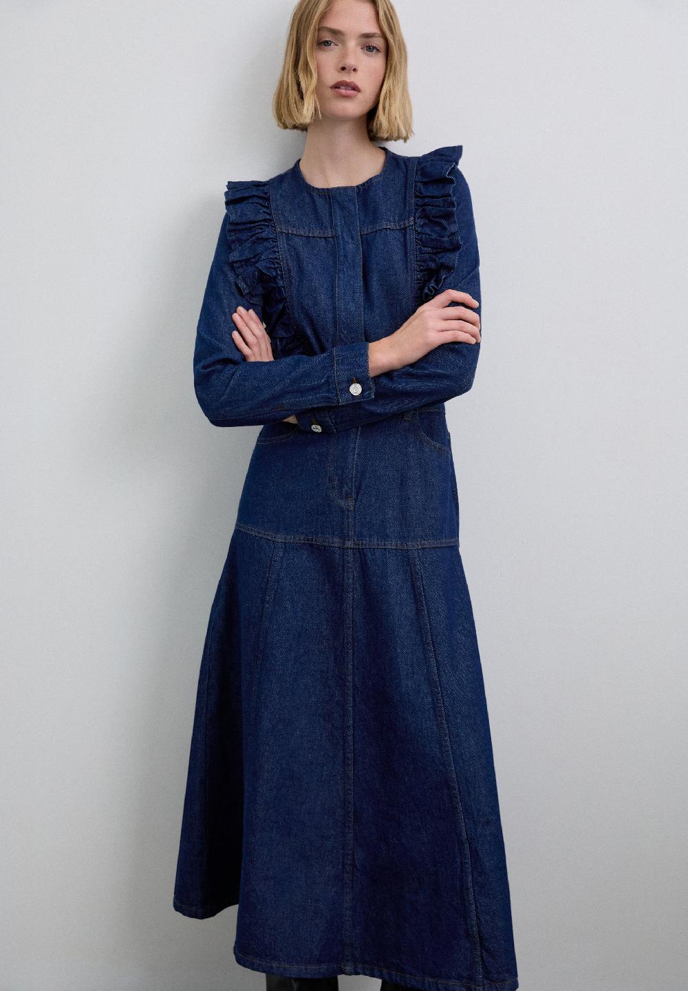 Scalpers SCDENIM DRESS INDIGO