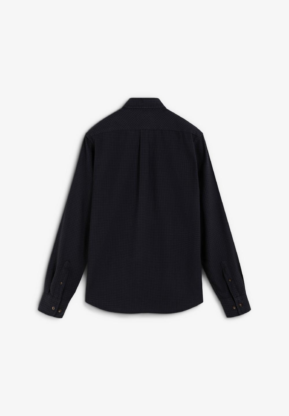 Scalpers SCDYE CHECK BD BT SHIRT NAVY CHECK