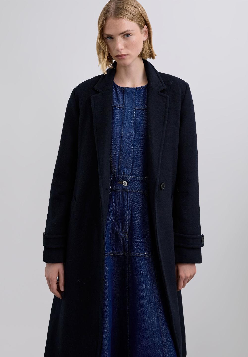 Scalpers SCHANDMADEWAIST COAT NAVY