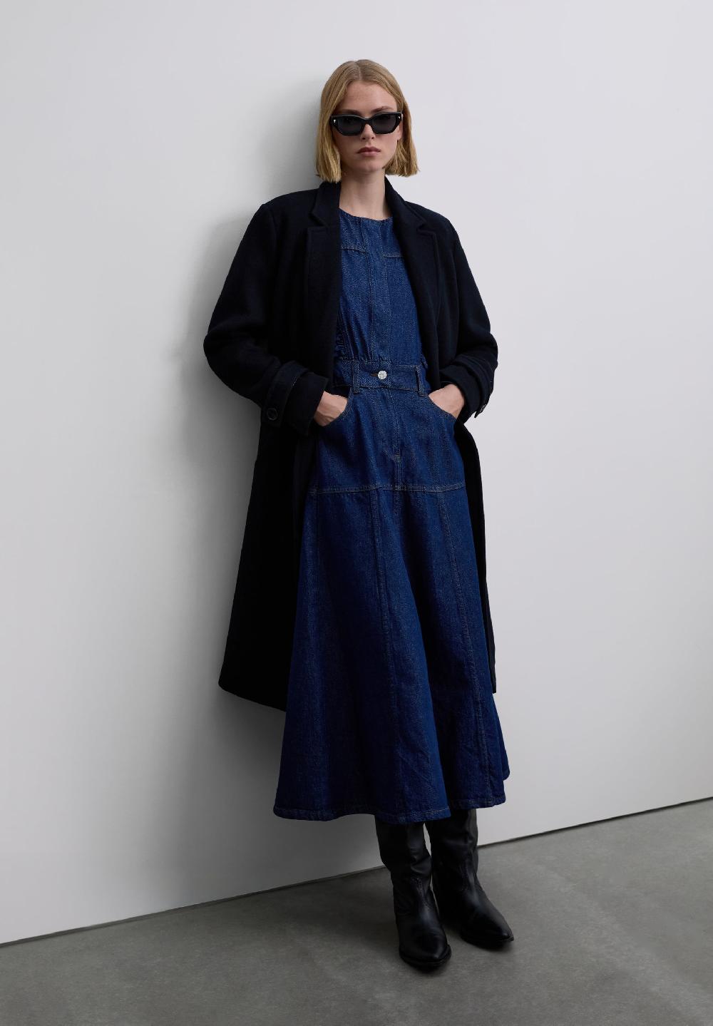 Scalpers SCHANDMADEWAIST COAT NAVY