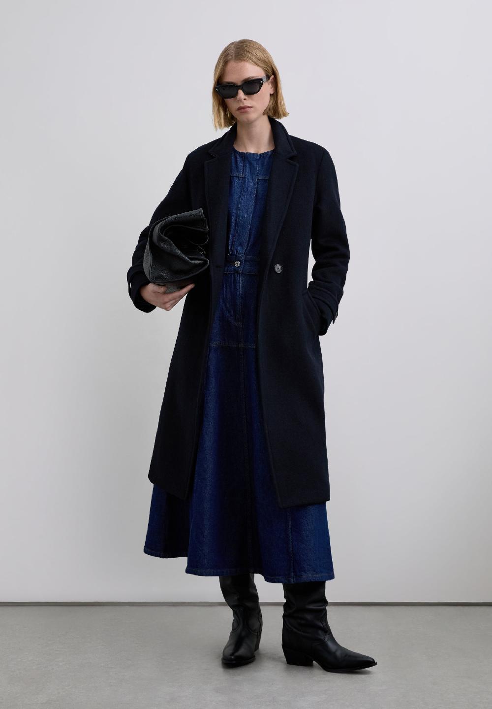 scalpers SCHANDMADEWAIST COAT NAVY