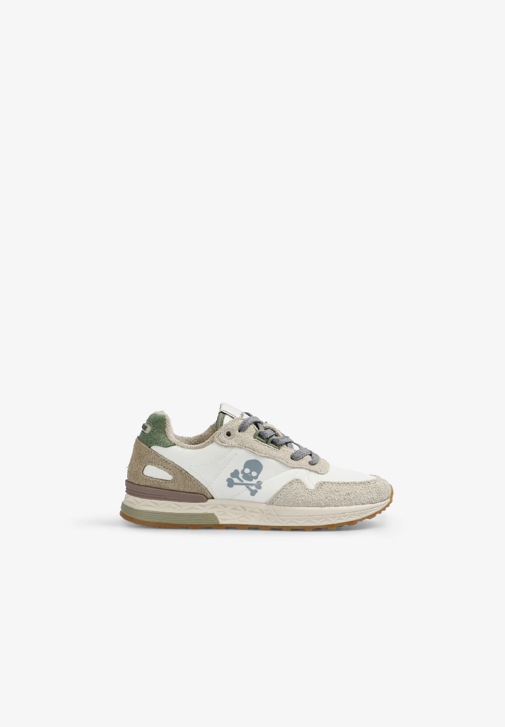 Scalpers SCHARRY SNEAKERS KIDS OFF WHITE/KHAKI