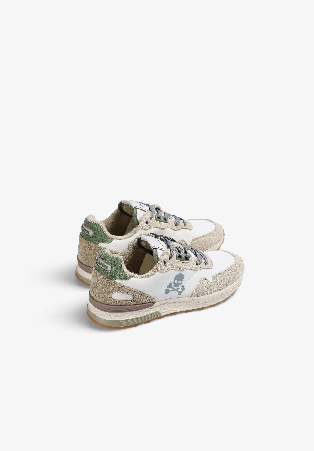 Scalpers SCHARRY SNEAKERS KIDS OFF WHITE/KHAKI