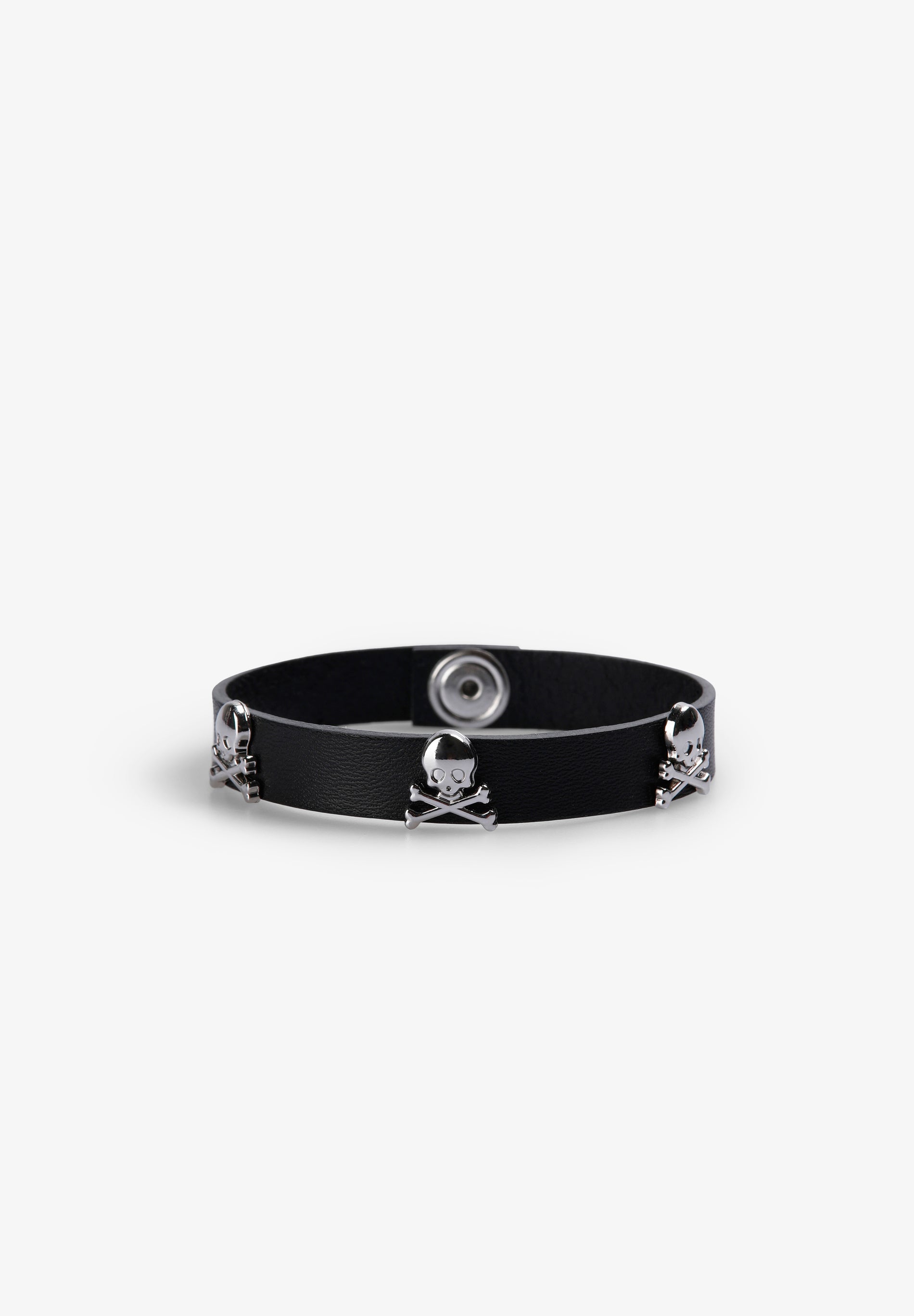 Scalpers SCLEATHER BRACELET PL BLACK