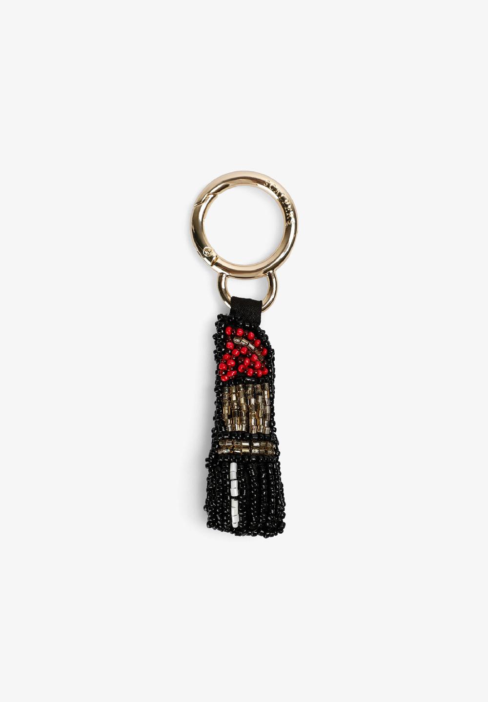 scalpers SCLIPSTICKSTRASS KEYCHAIN DARK RED
