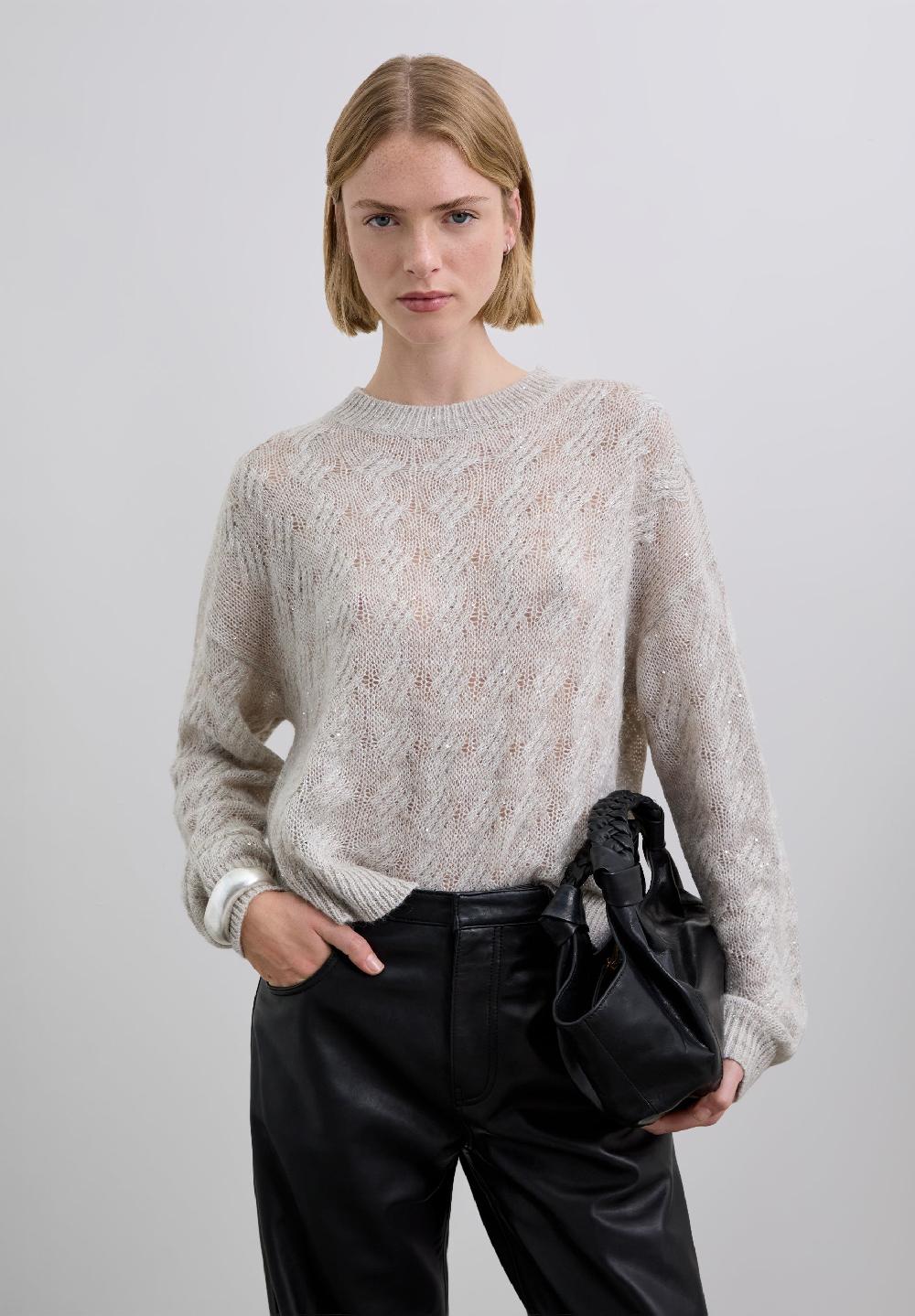 Scalpers SCLUREX V JUMPER ECRU