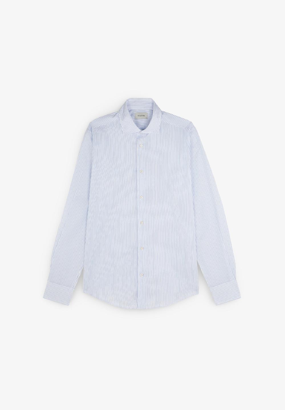 Scalpers SCMADRID CLASS SHIRT BLUE STRIPES