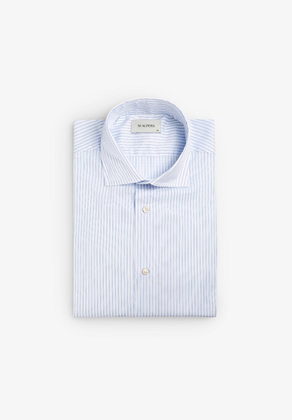 scalpers SCMADRID CLASS SHIRT BLUE STRIPES