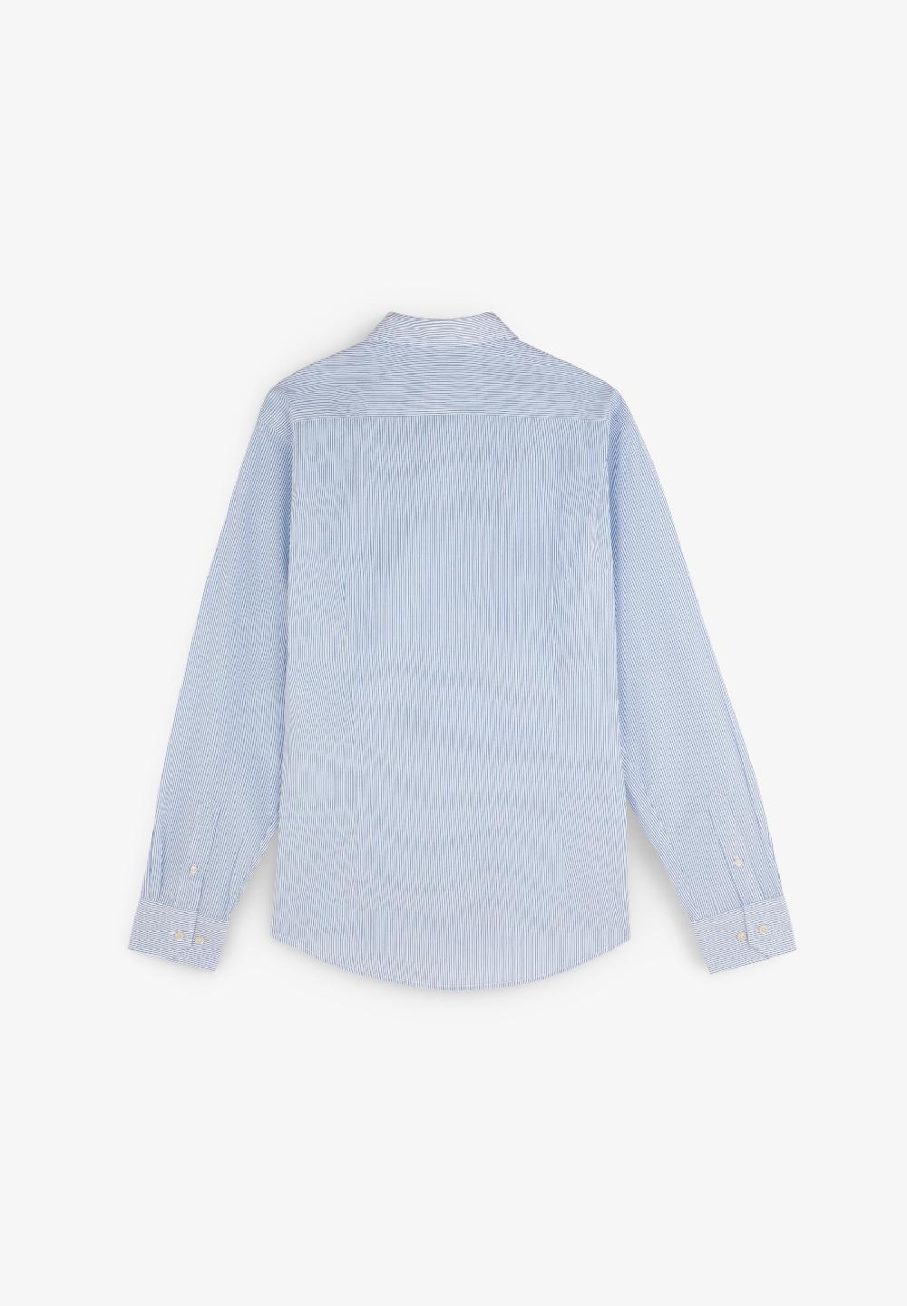 Scalpers SCMADRID CLASS SHIRT NAVY STRIPES