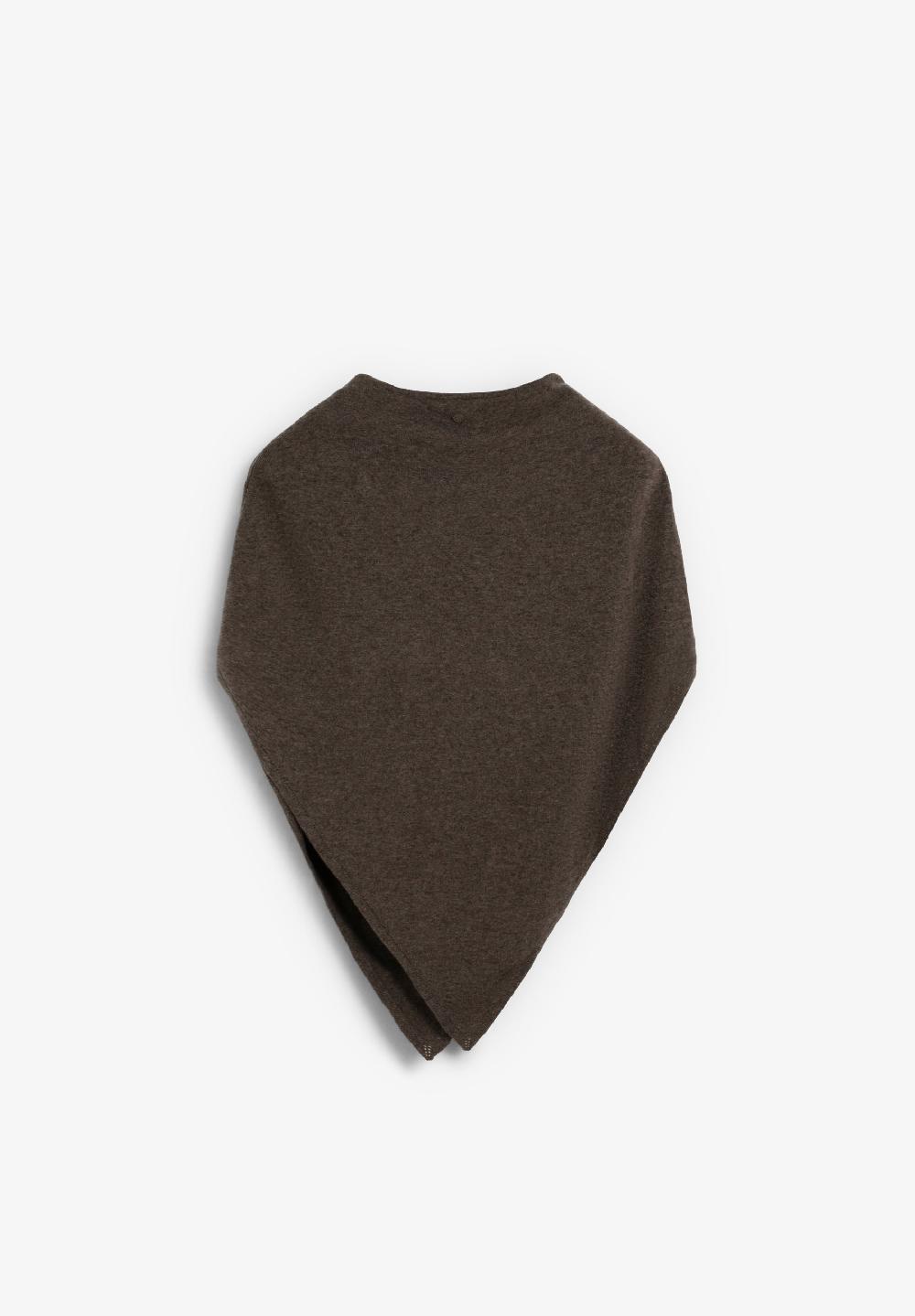 Scalpers SCMAXITRIANGLE SCARF DARK TAUPE