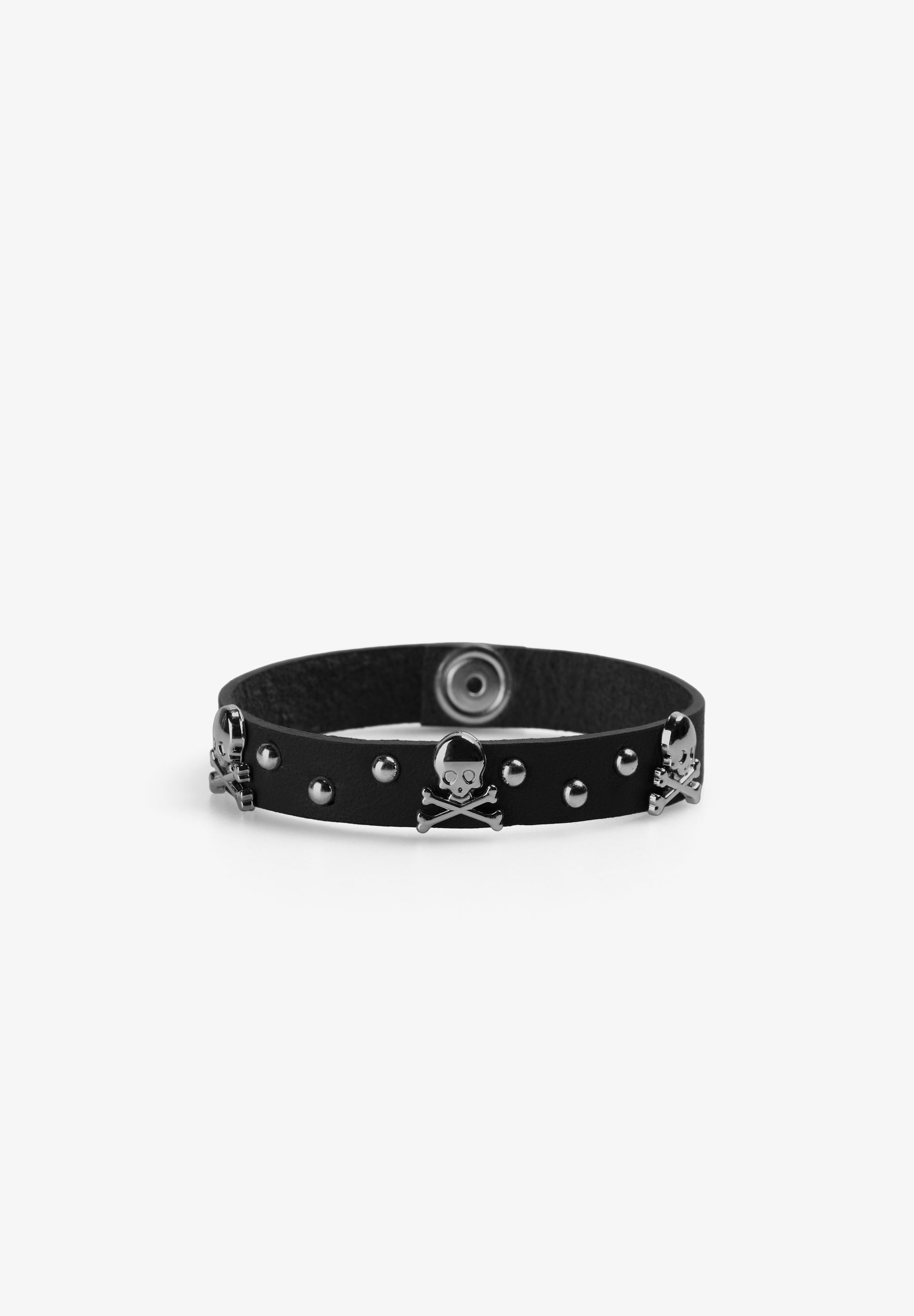 Scalpers SCMULTILEATHER BRACELET PL BLACK
