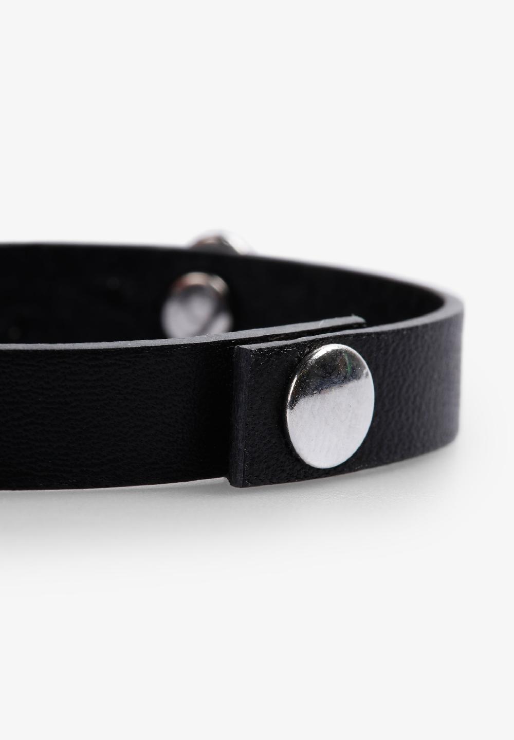 Scalpers SCMULTILEATHER BRACELET PL BLACK