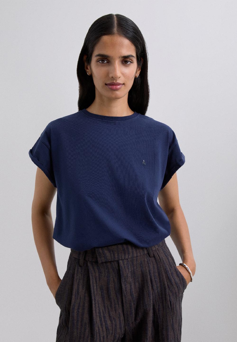 Scalpers SCNOS SCPLAIN SKULL TEE NAVY