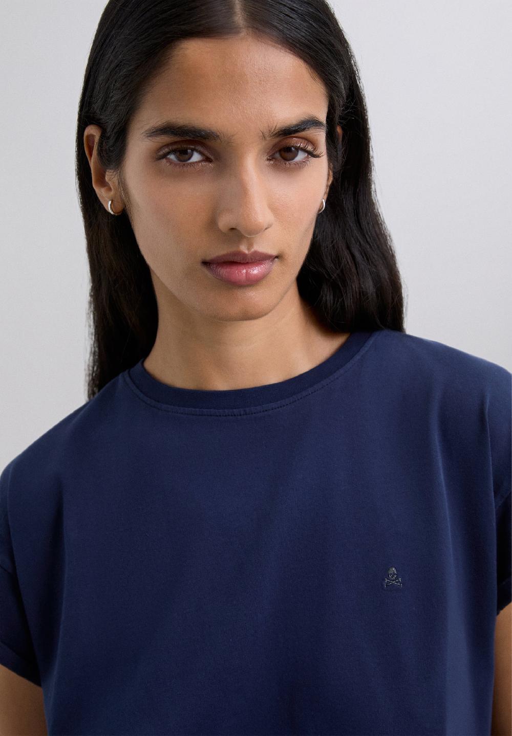 Scalpers SCNOS SCPLAIN SKULL TEE NAVY