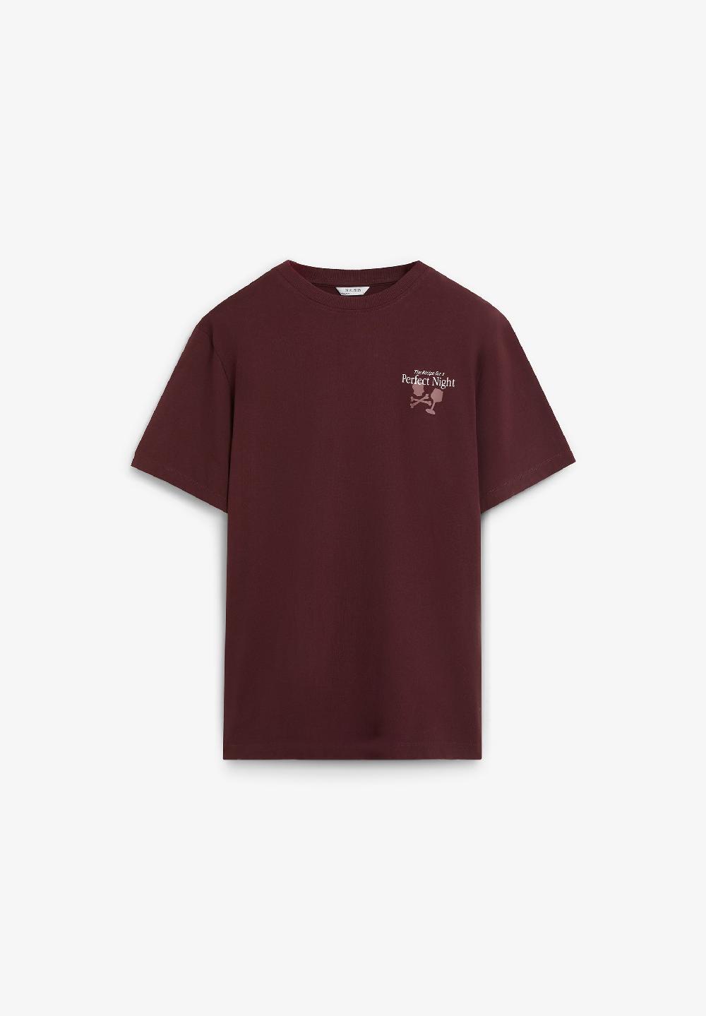 Scalpers SCPERFECT NIGHT BT TEE BURGUNDY