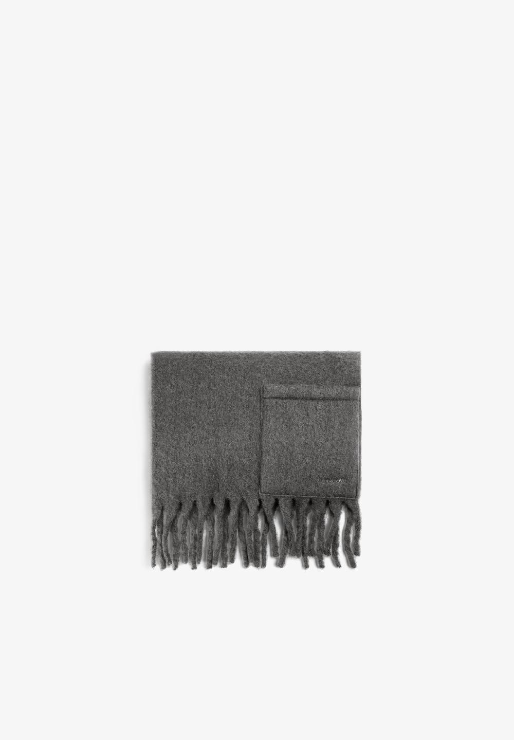 Scalpers SCPOCKET SCARF DARK GREY