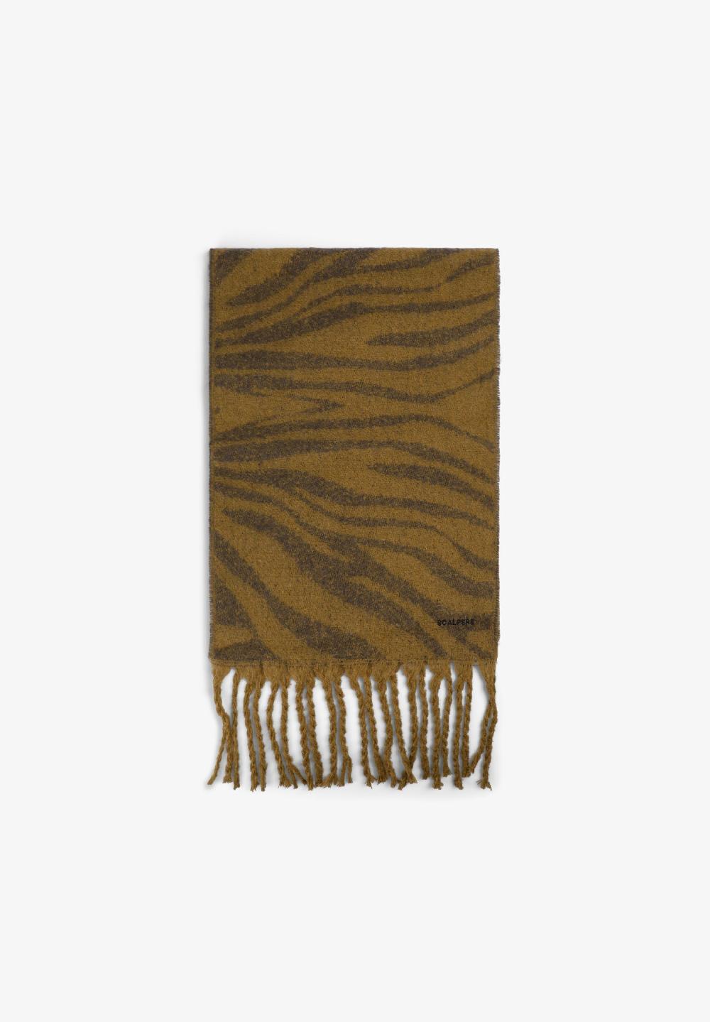 Scalpers SCPRINTED SCARF MUSTARD