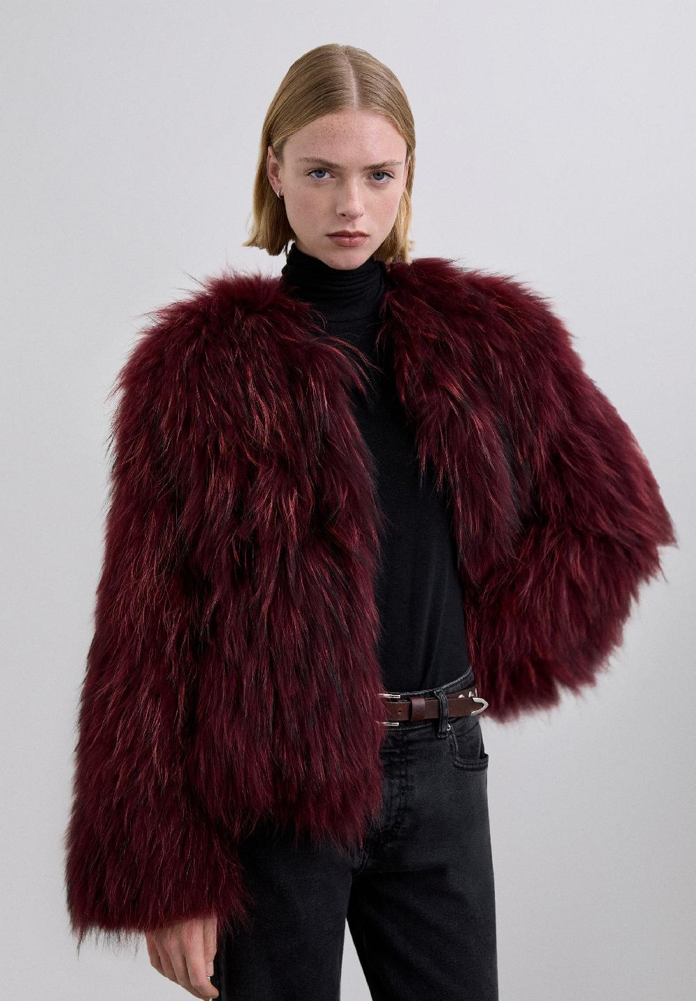 Scalpers SCRAC JACKET BURGUNDY