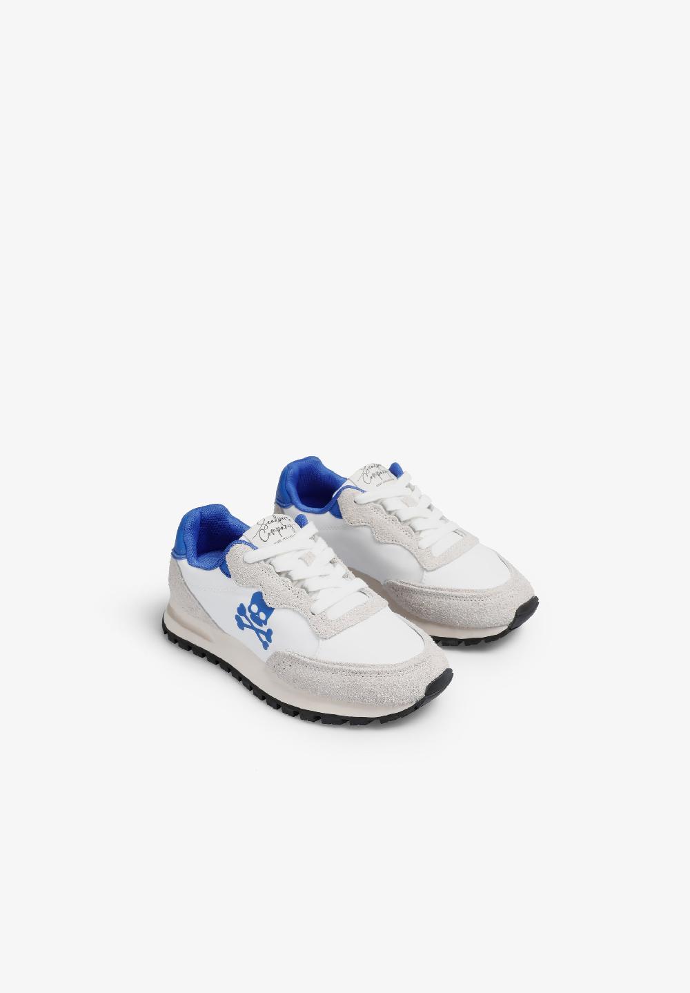 Scalpers SCRIO SNEAKERS KIDS OFF WHITE/BLUE