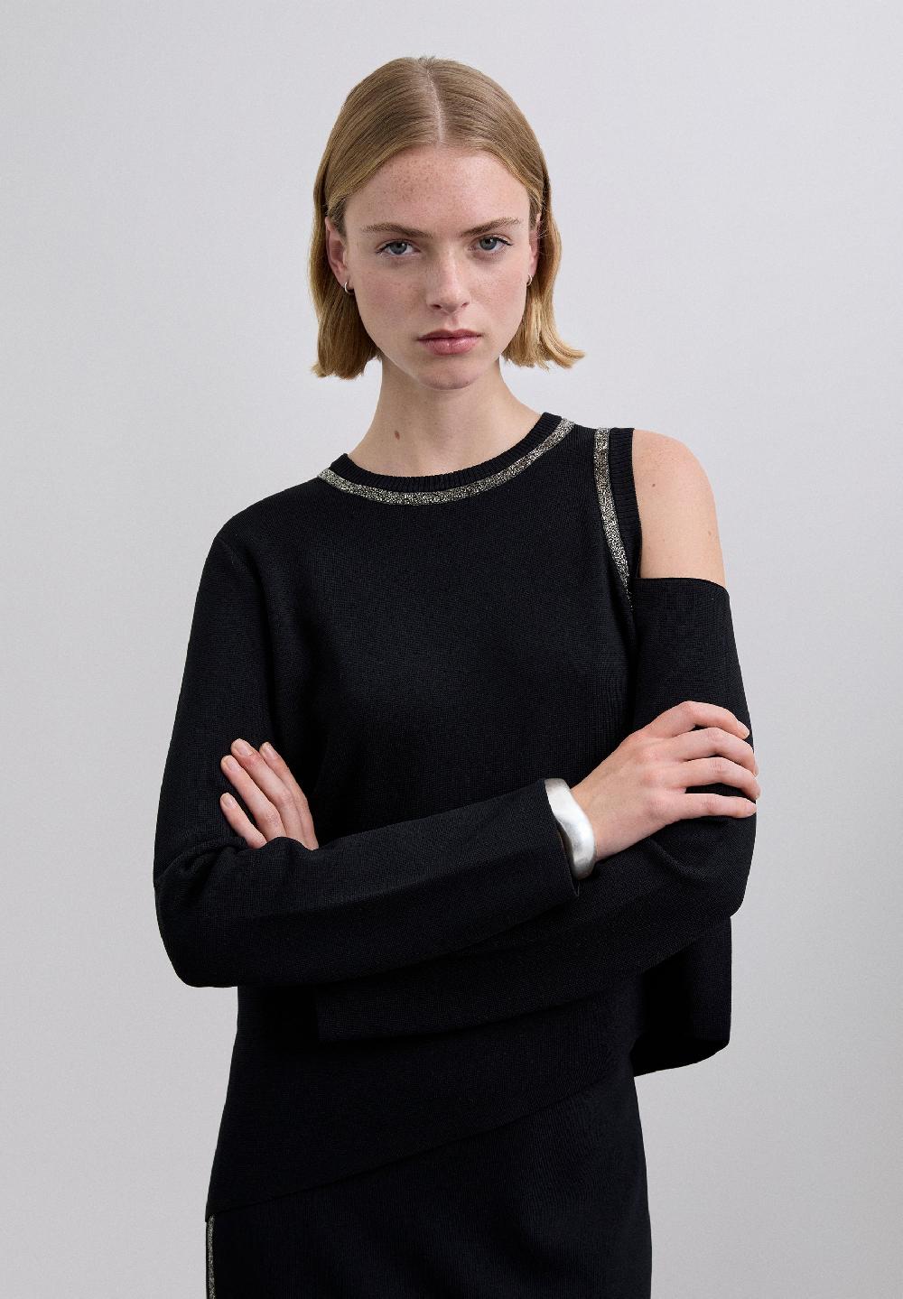 scalpers SCSTUDSKNITSET JUMPER BLACK