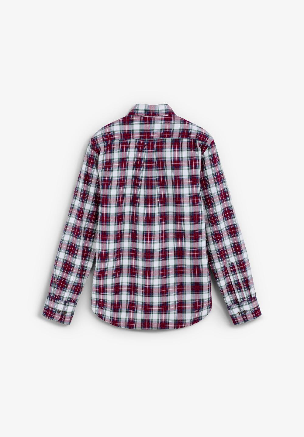 Scalpers SCTARTAN CHECK BD BT SHIRT RED CHECK