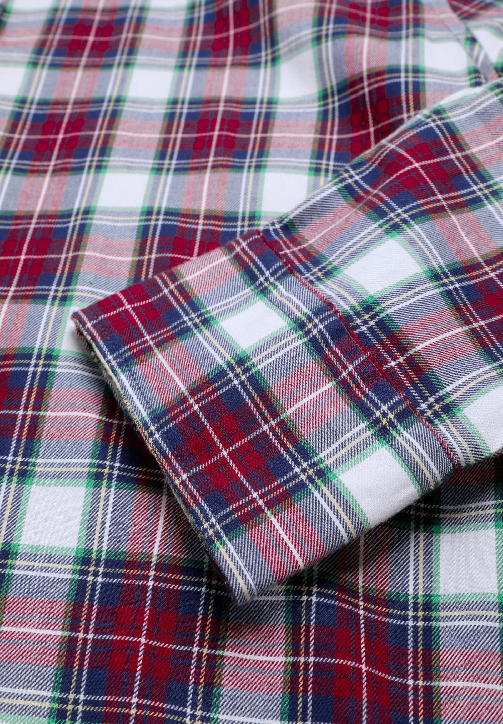 Scalpers SCTARTAN CHECK BD BT SHIRT RED CHECK