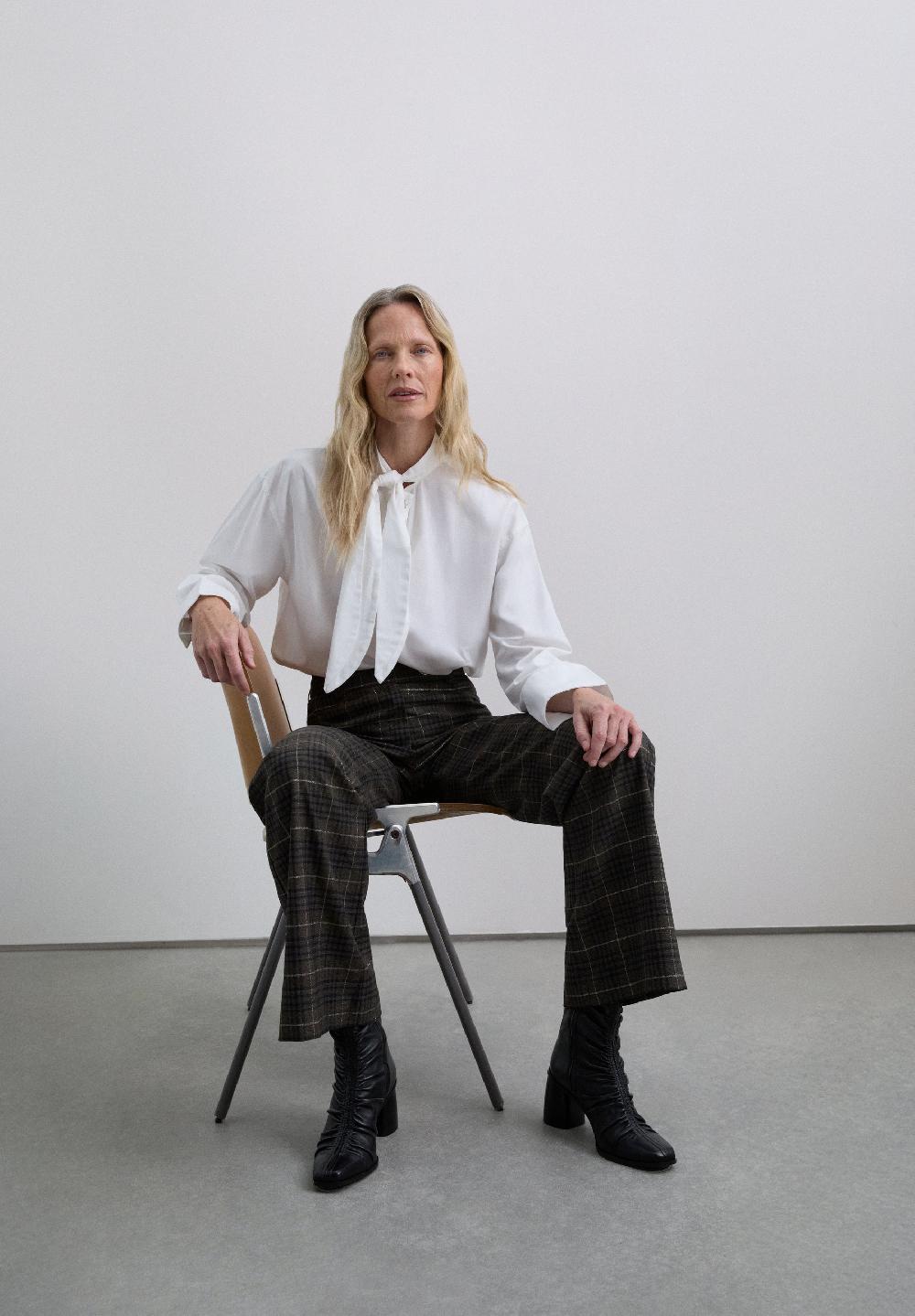 Scalpers SHIRT WITH BOW DETAIL WHITE