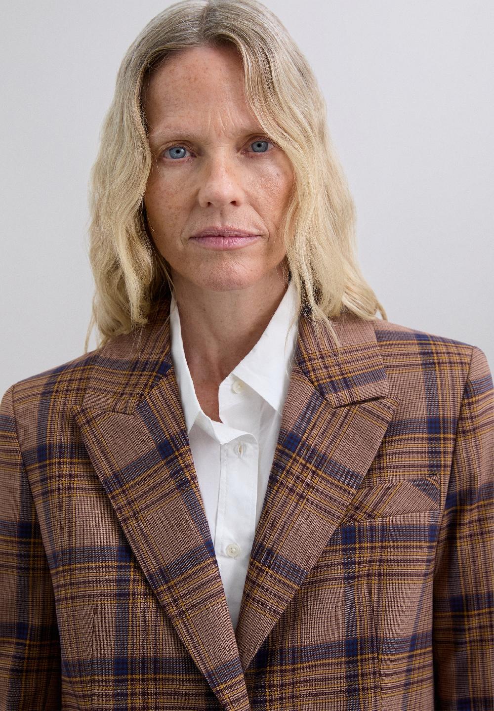 Scalpers SHORT CHECKED BLAZER MULTICOLOR CHECK