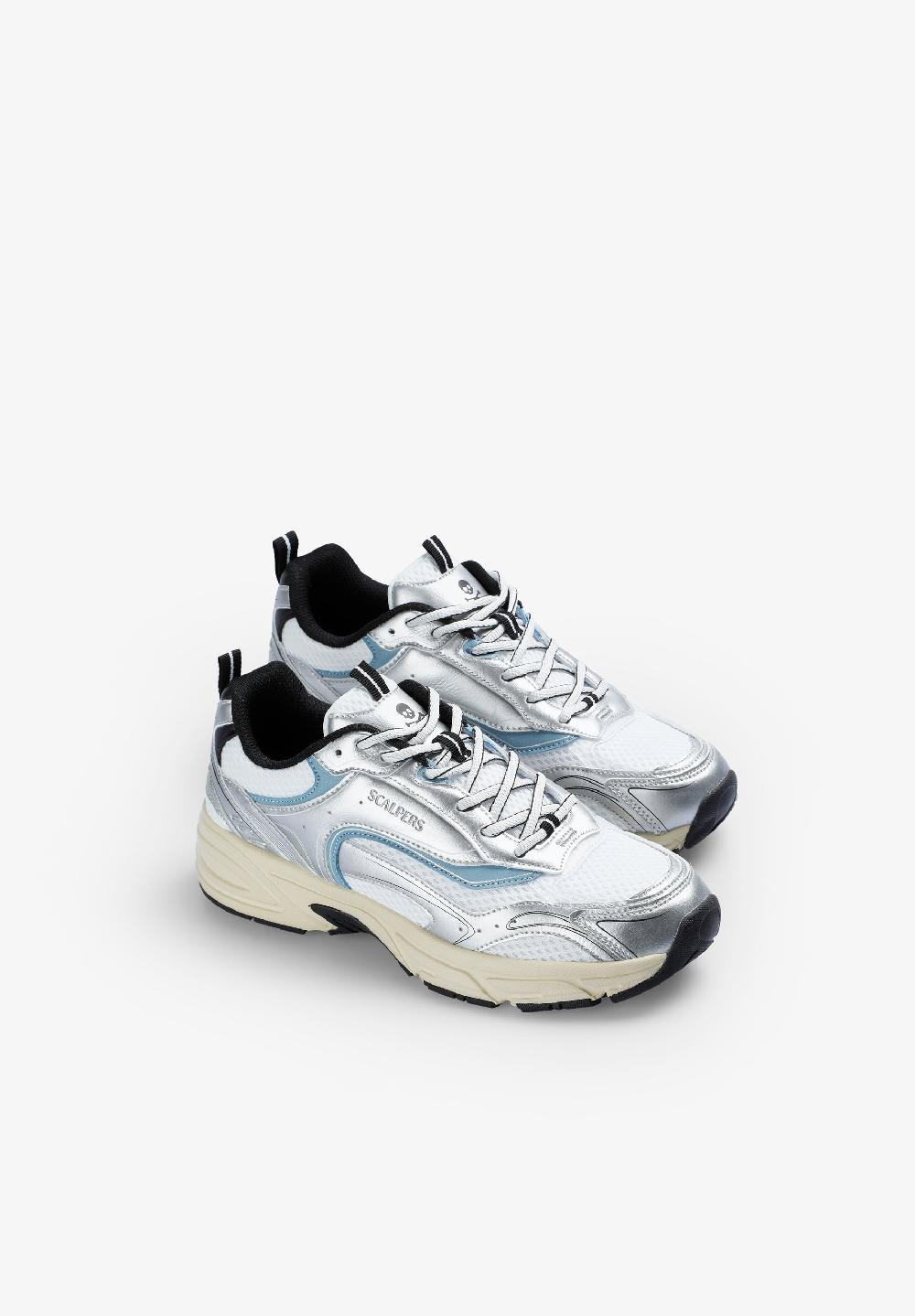 Scalpers SILVER RUNNER SNEAKERS SILVER