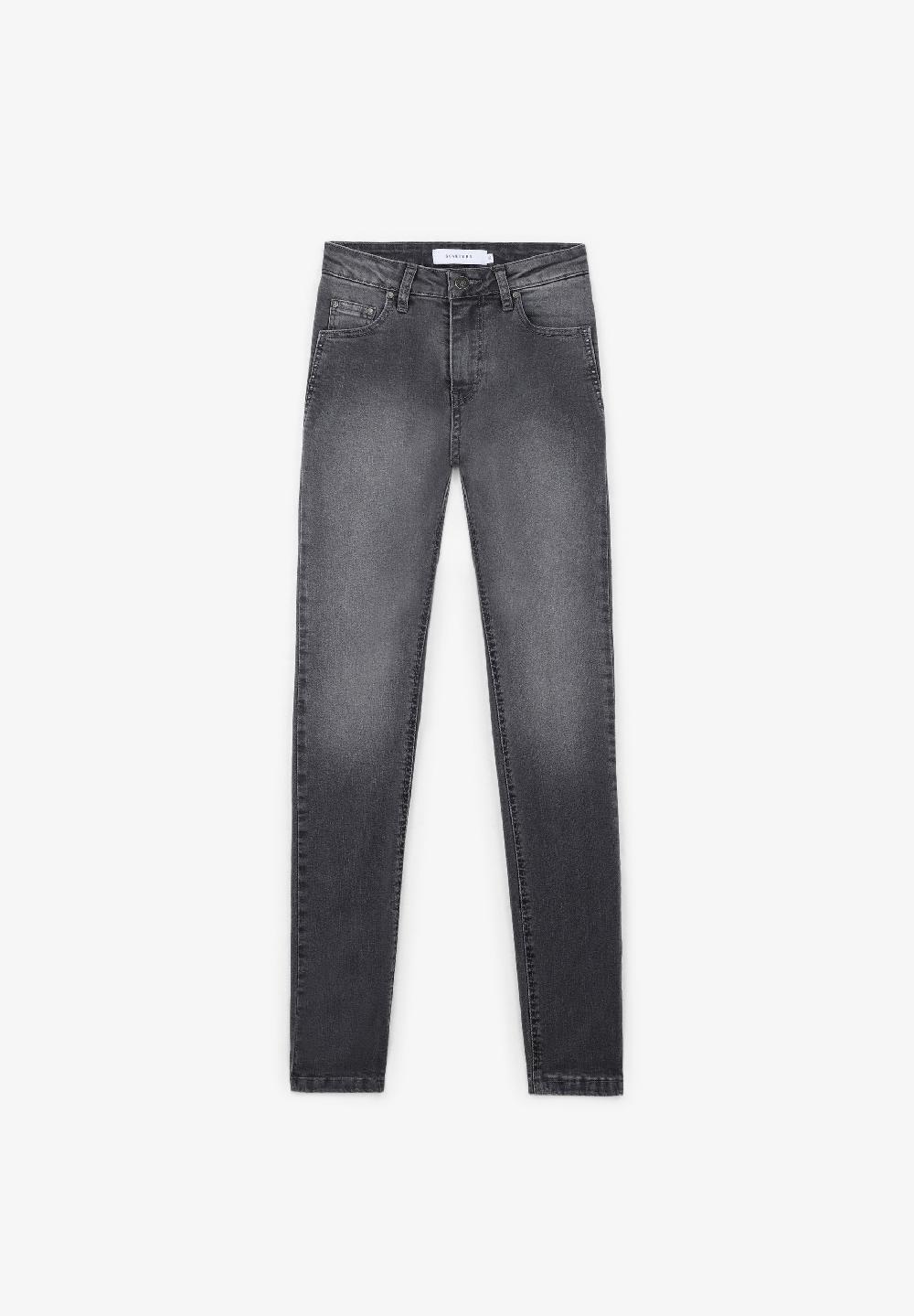 scalpers SKINNY JEANS WITH STUDS GREY