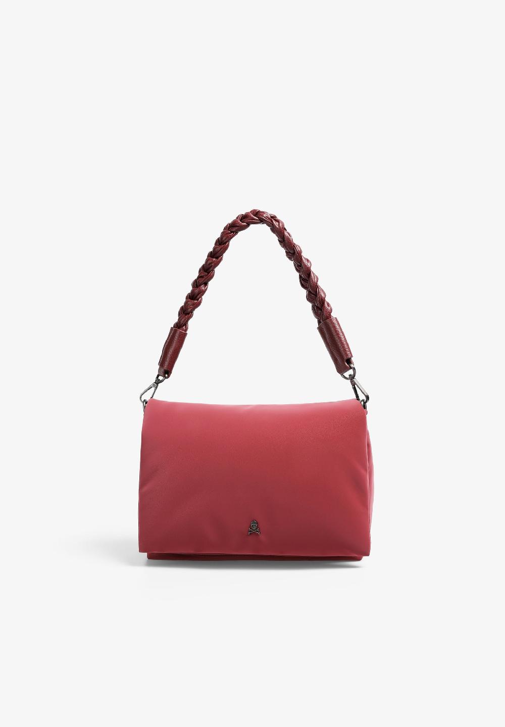 Scalpers SKULL BAG BURGUNDY