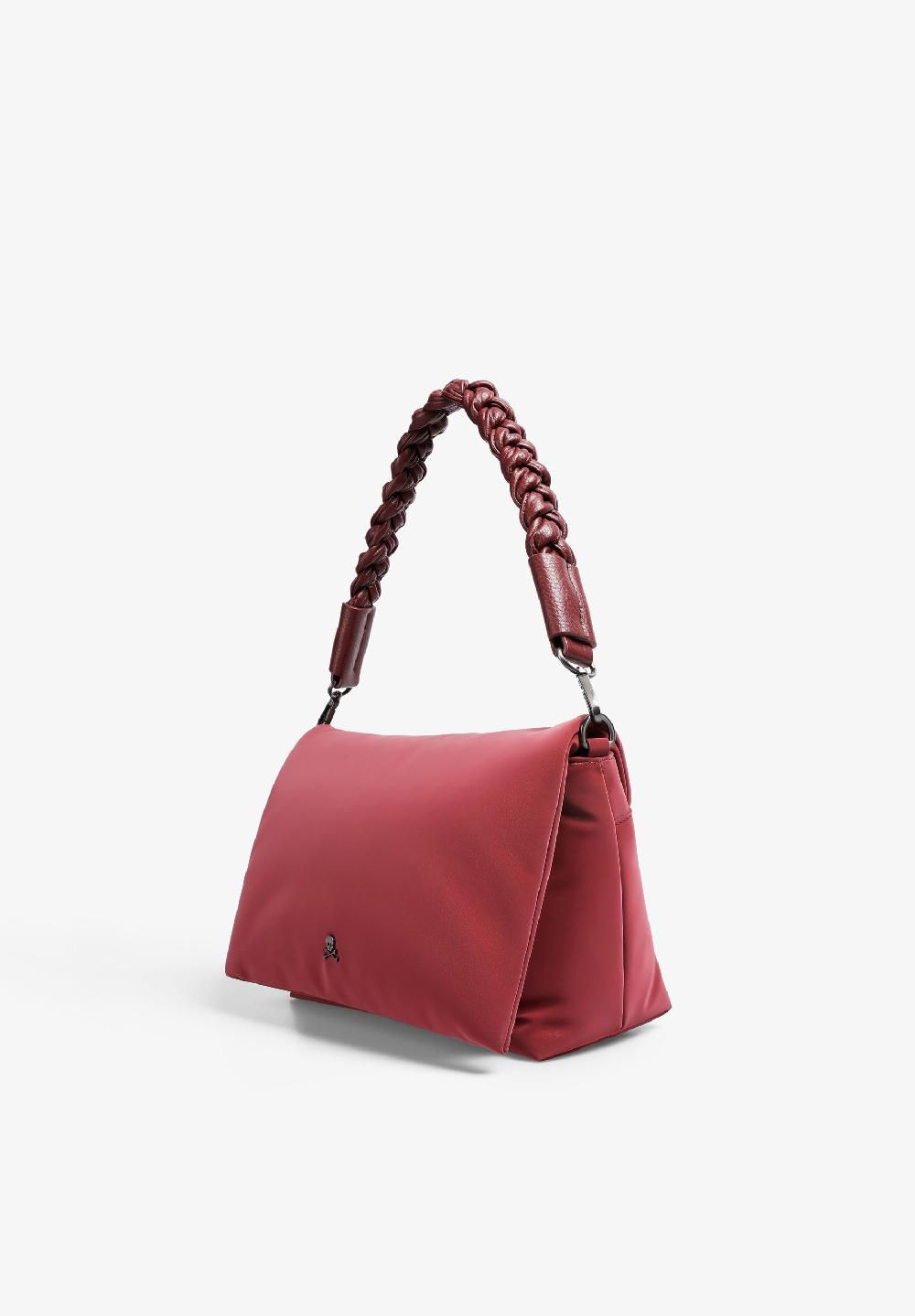 Scalpers SKULL BAG BURGUNDY