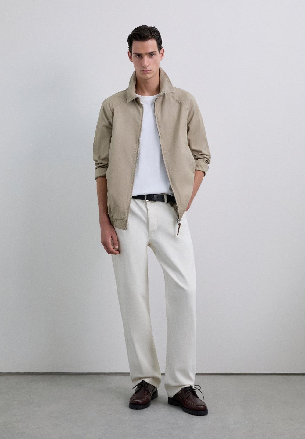 scalpers SKULL BOMBER JACKET TAUPE