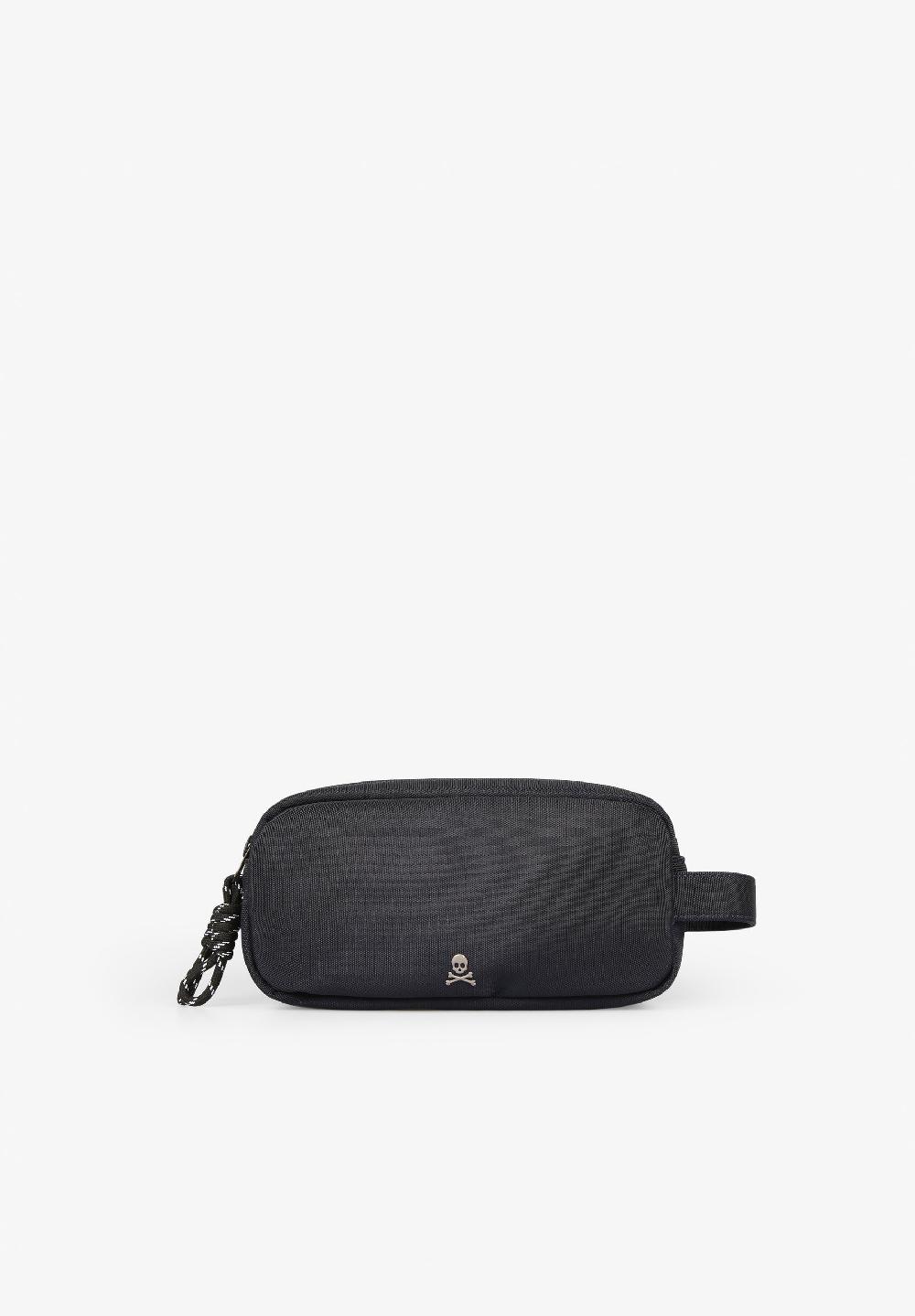 Scalpers SKULL FRONT WASH BAG NAVY