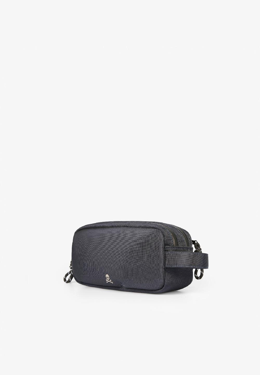 Scalpers SKULL FRONT WASH BAG NAVY