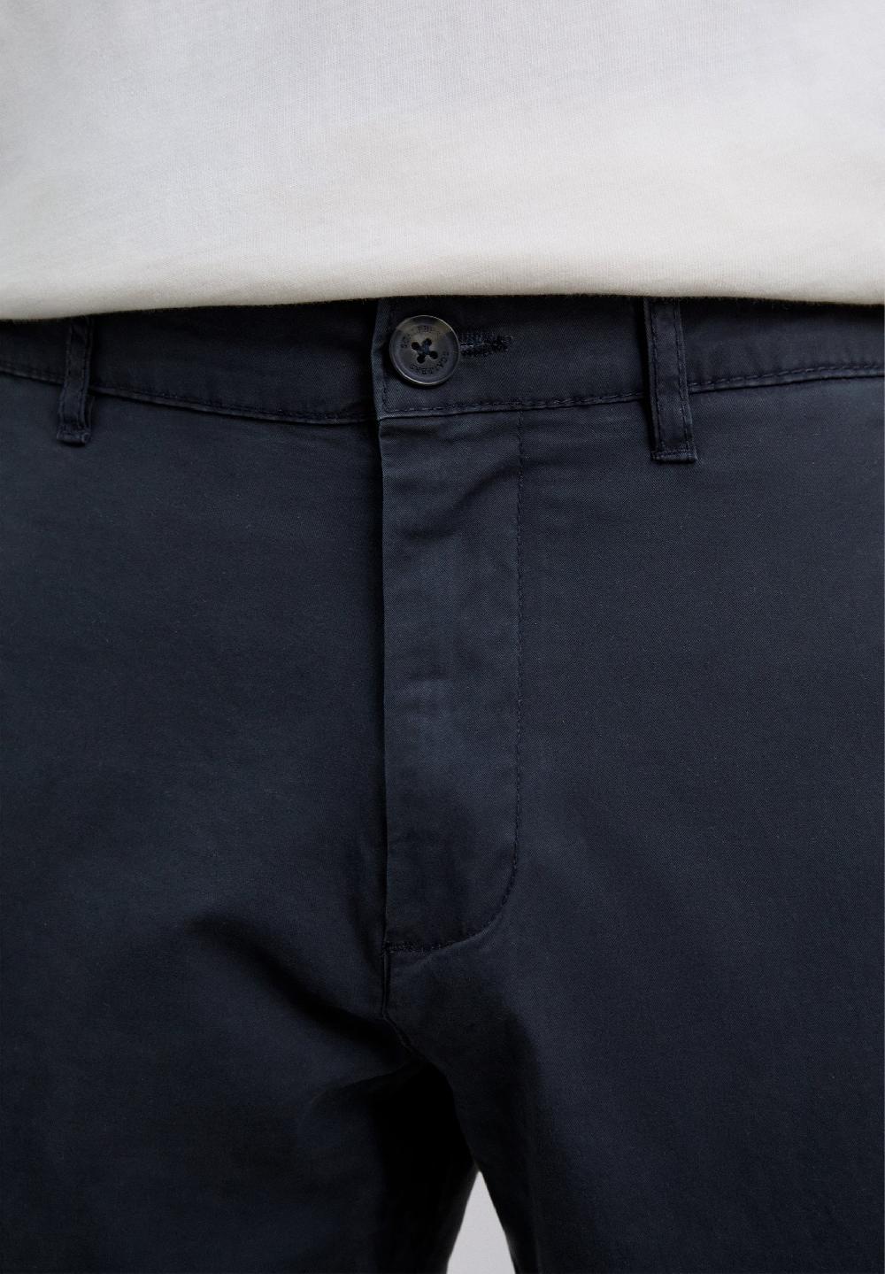 Scalpers SLIM FIT CARGO TROUSERS NAVY