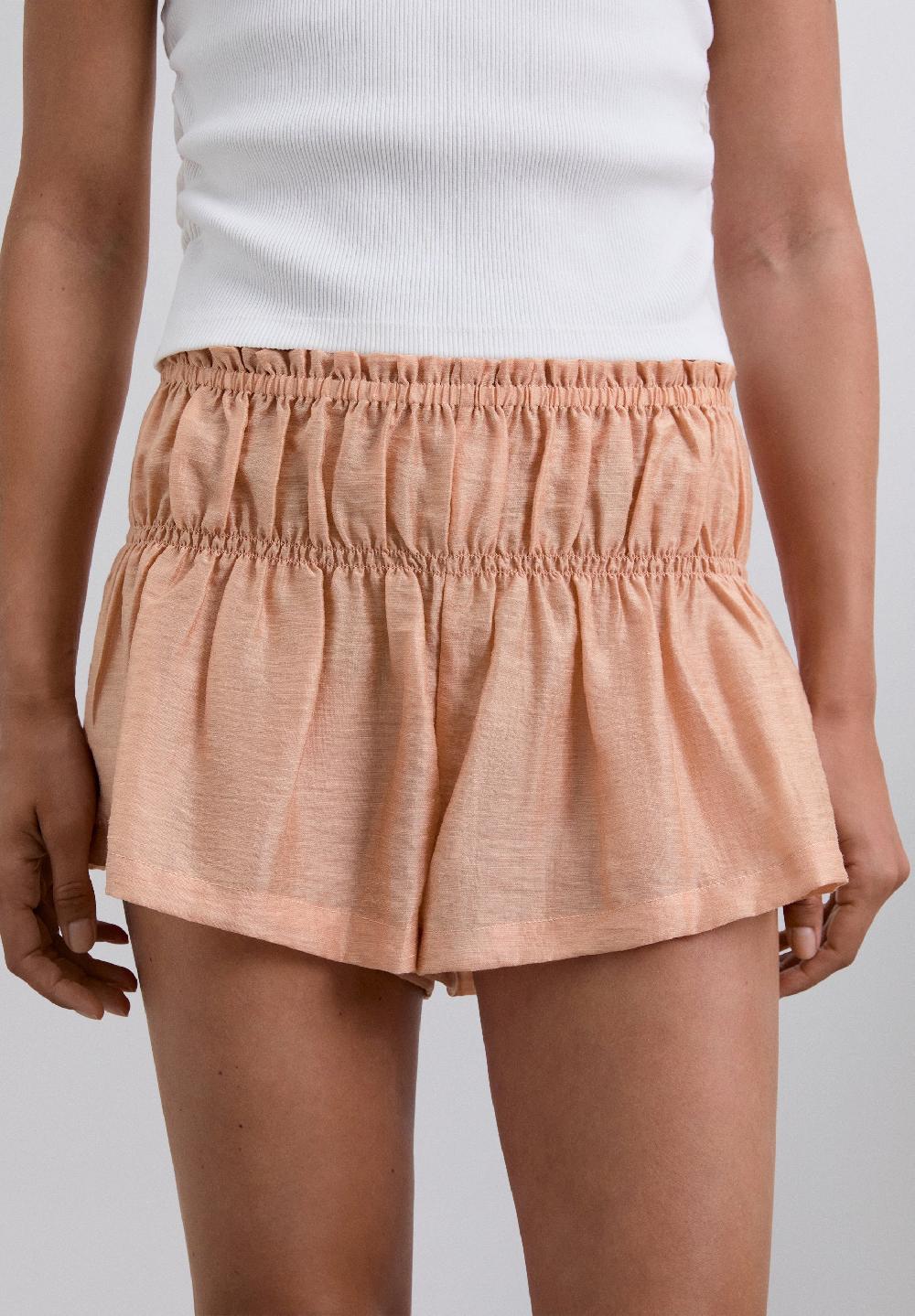 Scalpers SMOCKED SHORTS BLUSH