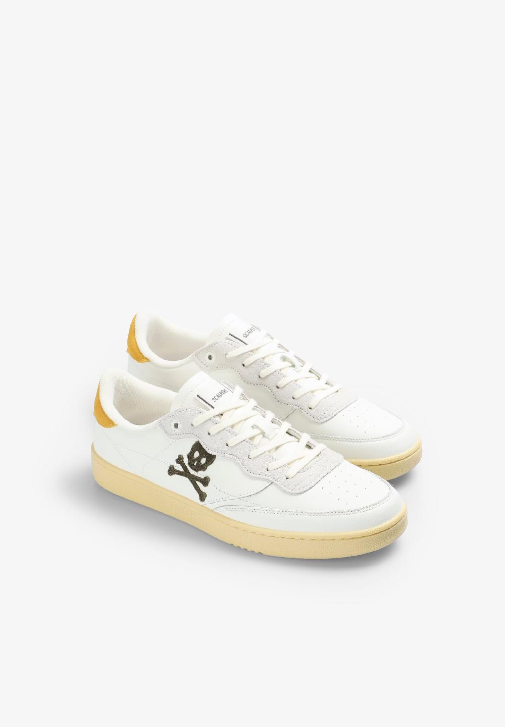 Scalpers SNEAKERS CALAVERA SUELA CASCO OFF WHITE