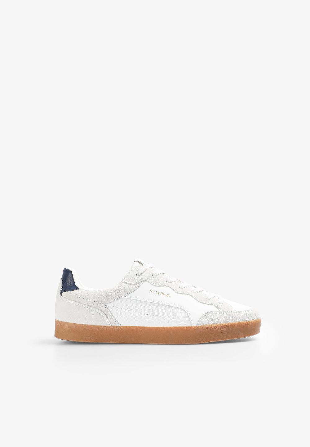 Scalpers SNEAKERS PIEL ANTE WHITE